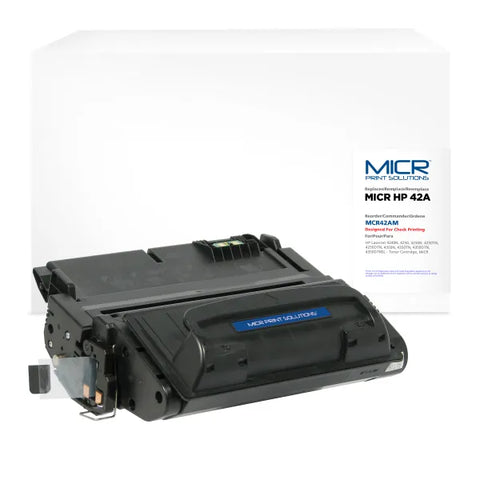 MICR Print Solutions Genuine-New MICR Toner Cartridge for HP Q5942A (HP 42A)