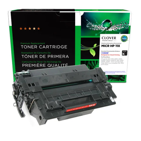 Clover Technologies Group, LLC Remanufactured High Yield MICR Toner Cartridge (Alternative for HP Q6511X 11X) (12000 Yield)