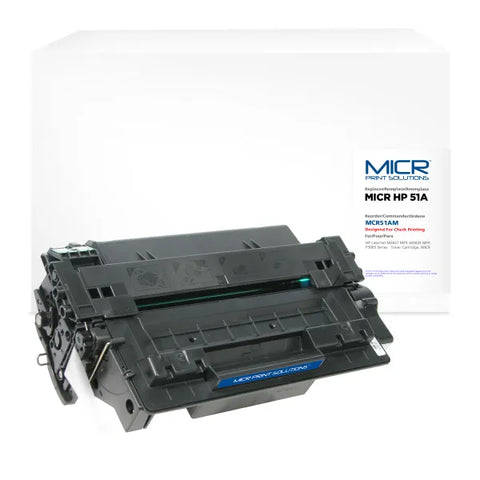 MICR Print Solutions Genuine-New MICR Toner Cartridge for HP Q7551A (HP 51A)