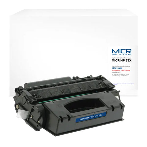 MICR Print Solutions Genuine-New High Yield MICR Toner Cartridge for HP Q7553X (HP 53X)