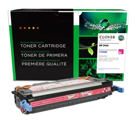 Clover Technologies Group, LLC Remanufactured Magenta Toner Cartridge (Alternative for HP Q7563A 314A) (3500 Yield)
