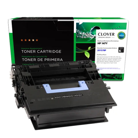 Clover Technologies Group, LLC Clover Remanufactured Extra High Yield Toner Cartridge (New Chip) for HP 147Y (HP W1470Y)