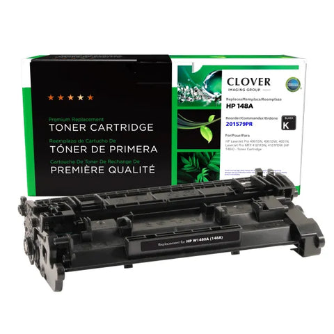 Clover Technologies Group, LLC Clover Remanufactured Toner Cartridge (Reused OEM Chip) for HP 148A (W1480A)