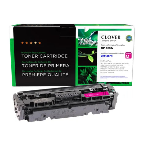 Clover Technologies Group, LLC Clover Imaging Remanufactured Magenta Toner Cartridge for HP W2023A (HP 414A)