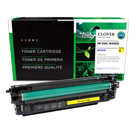 Clover Technologies Group, LLC Clover Imaging Remanufactured High Yield Yellow Toner Cartridge for HP 212X (W2122X)