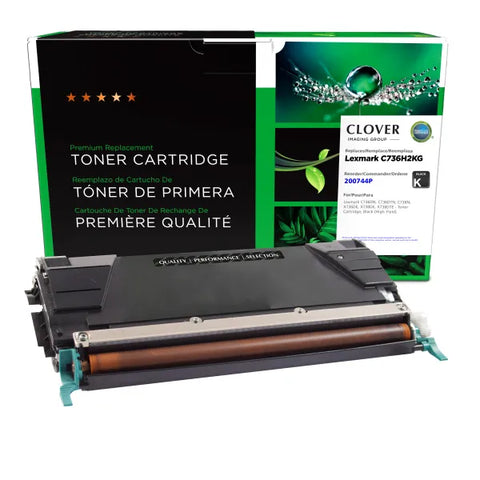Clover Technologies Group, LLC C736/X736/X738 High Yield Black Toner Cartridge