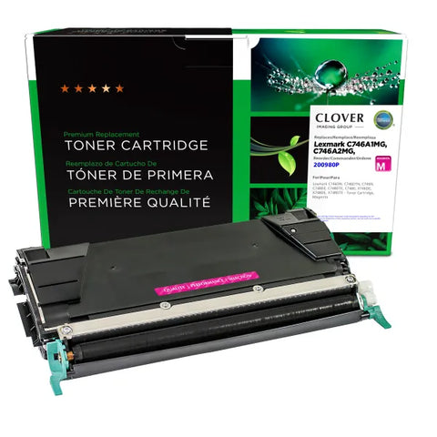 Clover Technologies Group, LLC Remanufactured Magenta Toner Cartridge for Lexmark C746/C748