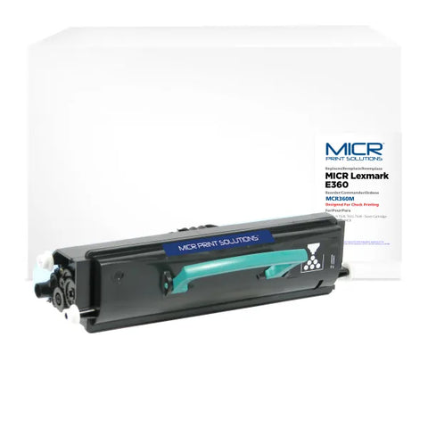 MICR Print Solutions Genuine-New High Yield MICR Toner Cartridge for Lexmark E360/E460/E462