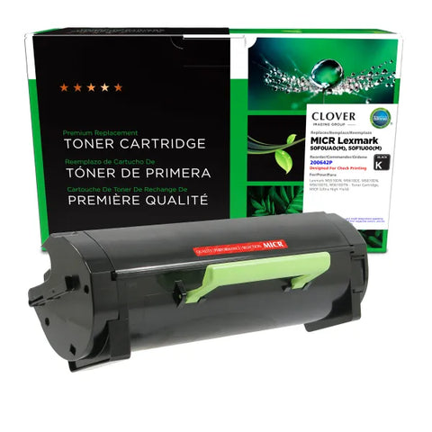 Clover Technologies Group, LLC Remanufactured High Yield MICR Toner Cartridge (Alternative for Lexmark 50F0UA0 50F1U00) (20000 Yield)