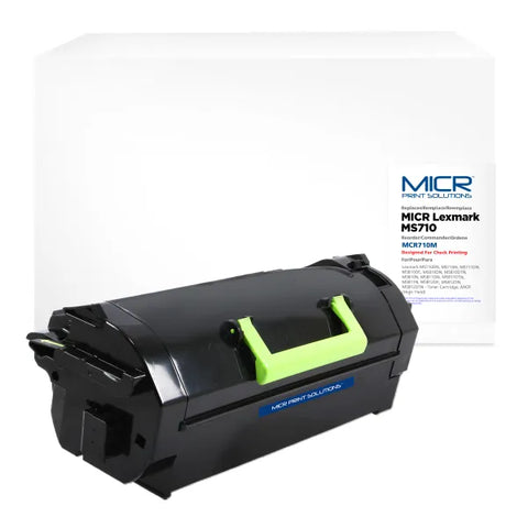 MICR Print Solutions Genuine-New MICR High Yield Toner Cartridge for Lexmark MS710