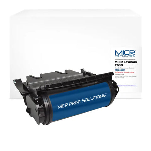 MICR Print Solutions Genuine-New MICR Toner Cartridge for Lexmark T630/T632/T634