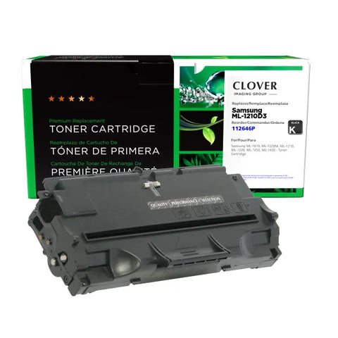 Clover Technologies Group, LLC Remanufactured Toner Cartridge (Alternative for Samsung ML-1210D3) (3000 Yield)