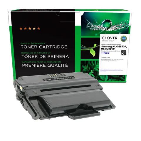 Clover Technologies Group, LLC Remanufactured High Yield Toner Cartridge (Alternative for Samsung ML-D2850A ML-D2850B) (5000 Yield)