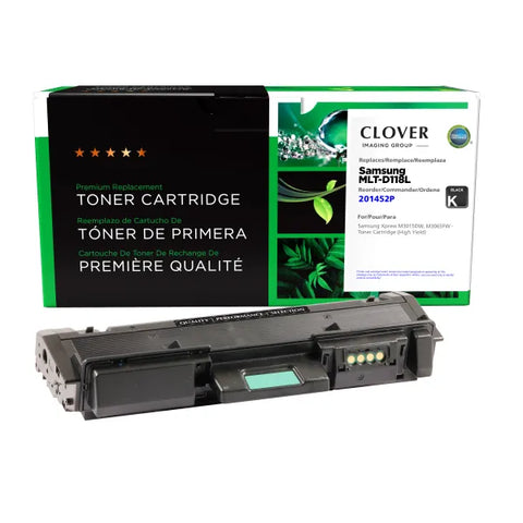 Clover Technologies Group, LLC Clover Imaging Remanufactured High Yield Toner Cartridge for Samsung MLT-D118L