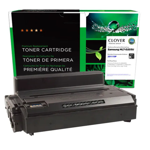 Clover Technologies Group, LLC Remanufactured Ultra High Yield Toner Cartridge (Alternative for Samsung MLT-D203U) (15000 Yield)