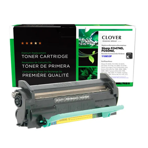 Clover Technologies Group, LLC CIG Compatible Toner Cartridge for FO-DC500 525 535 600 635 4400 4450 4470 (Alternative for Sharp FO50ND) (6000 Yield)