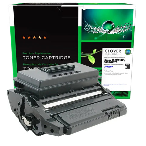 Clover Technologies Group, LLC Remanufactured High Yield Toner Cartridge (Alternative for Xerox 106R01371) (14000 Yield)