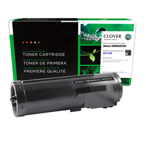 Clover Technologies Group, LLC Remanufactured Extra High Yield Toner Cartridge for WorkCentre 3655/S 3655/X (Alternative for Xerox 106R02740)