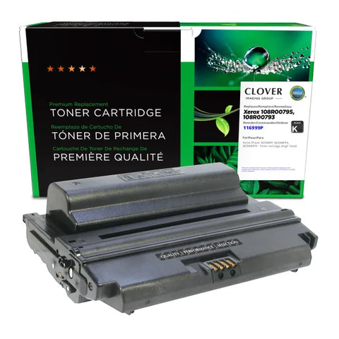 Clover Technologies Group, LLC Remanufactured High Yield Toner Cartridge for Xerox 108R00795/108R00793