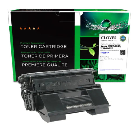 Clover Technologies Group, LLC Remanufactured High Yield Toner Cartridge (Alternative for Xerox 113R00657) (18000 Yield)