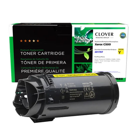 Clover Technologies Group, LLC Clover Remanufactured Extra High Yield Yellow Toner Cartridge for Xerox 106R03868