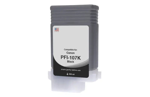 Epson WF Non-OEM New Black Wide Format Ink Cartridge for Canon PFI-107 (6705B001AA)