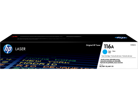HP 116A Cyan Original Laser Toner Cartridge (700 Yield)