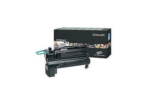 Lexmark Return Program Black Toner Cartridge for US Government (6000 Yield) (TAA Compliant Version of C792A1KG)