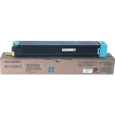 Sharp Electronics Genuine MXC40NTC Cyan Toner