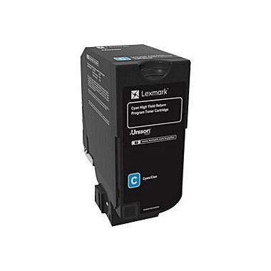 Lexmark High Yield Cyan Return Program Toner Cartridge (12000 Yield)