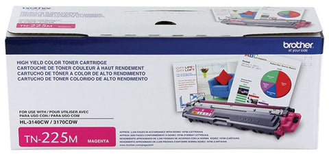 Brother OEM TN225M Magenta Toner Cartridge
