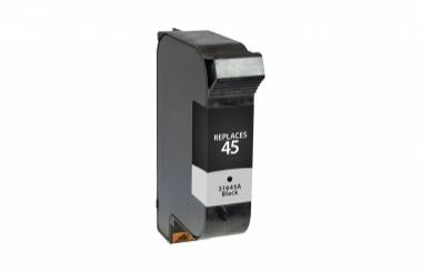 Clover Technologies Group, LLC Non-OEM New 100% New Alternative Black Ink Cartridge for HP 51645A (HP 45)