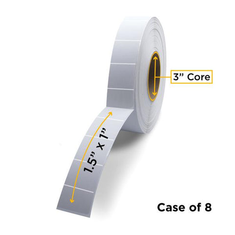 Clover Technologies Group, LLC Non-OEM New Thermal Transfer Label Roll 3.0" ID x 8.0" Max OD for Industrial Barcode Printers
