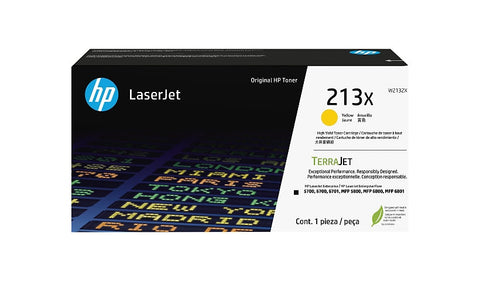 HP 213X Original Laser Toner Cartridge - Yellow Pack
