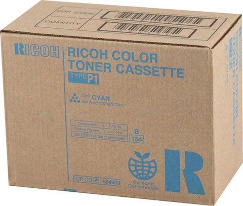 Ricoh Cyan Toner Cartridge (10000 Yield) (Type P1)