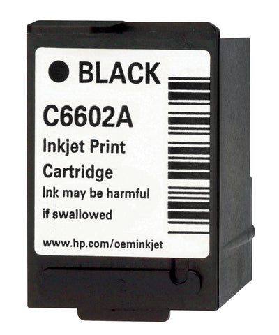 HP (C6602A) Black Original Thermal Ink Cartridge (7M Characters)