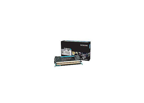 Lexmark High Yield Cyan Return Program Toner Cartridge for US Government (10000 Yield) (For Use in Model C748 Only) (TAA Compliant Version of C748H1CG)