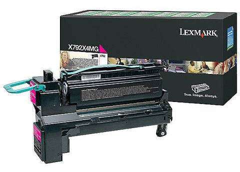 Lexmark Extra High Yield Magenta Return Program Toner Cartridge for US Government (20000 Yield) (TAA Compliant Version of X792X1MG) (For Use in Model X792)
