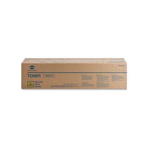 Konica Minolta TN611Y YELLOW TONER CARTRIDGE FOR USE IN BIZHUB C451 C550 C650 NE