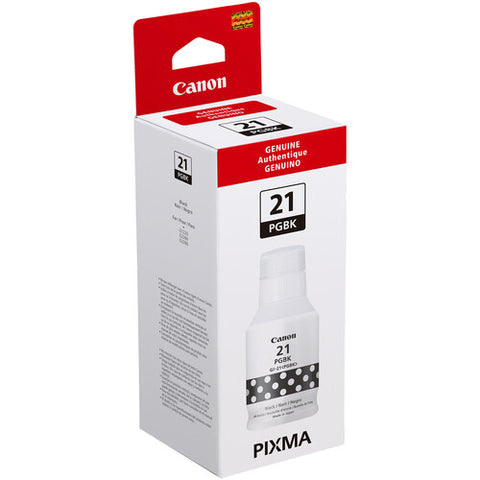 Canon, Inc GI-21 Pigment Black Ink Bottle