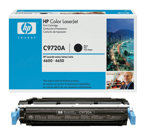 HP OEM C9720A CLJ 4600/4650 Black Toner Cartridge (9K)