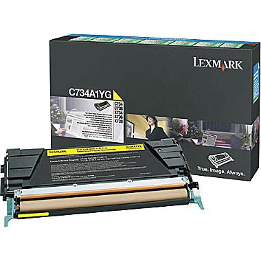 Lexmark Yellow Return Program Toner Cartridge (7000 Yield)