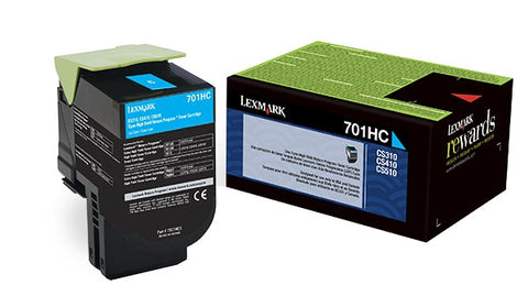 Lexmark CS310/410/510 HY Cyan Toner Cartridge (3K)