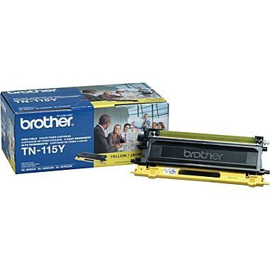 Brother OEM TN115Y Yellow High Yield Toner Cartridge