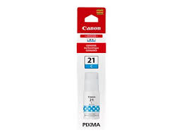 Canon, Inc GI-21 Compatible Cyan Ink Bottle