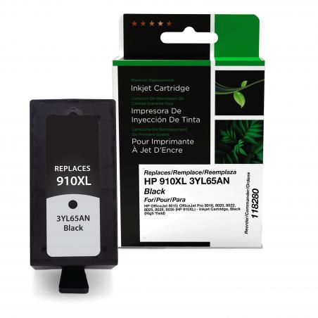 Clover Technologies Group, LLC High Yield Black Ink Cartridge for HP 910XL (3YL65AN)
