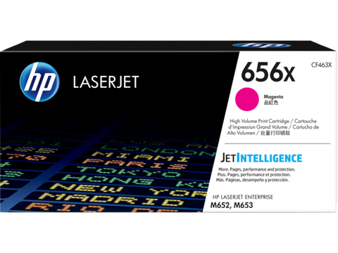 HP 656X (CF463X) High Yield Magenta Original LaserJet Toner Cartridge (22000 Yield)