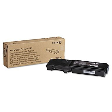 Xerox<sup>&reg;</sup> OEM 106R02747 WC 6655 HY Black Toner Cartridge (12K)