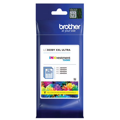 Brother Ultra High Yield Yellow Ink Cartridge (5000 Yield)