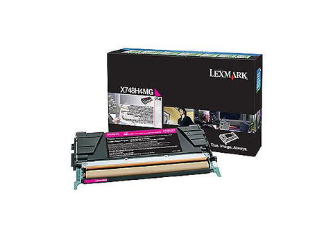 Lexmark High Yield Magenta Return Program Toner Cartridge for US Government (10000 Yield) (For Use in Model X748) (TAA Compliant Version of X748H1MG)
